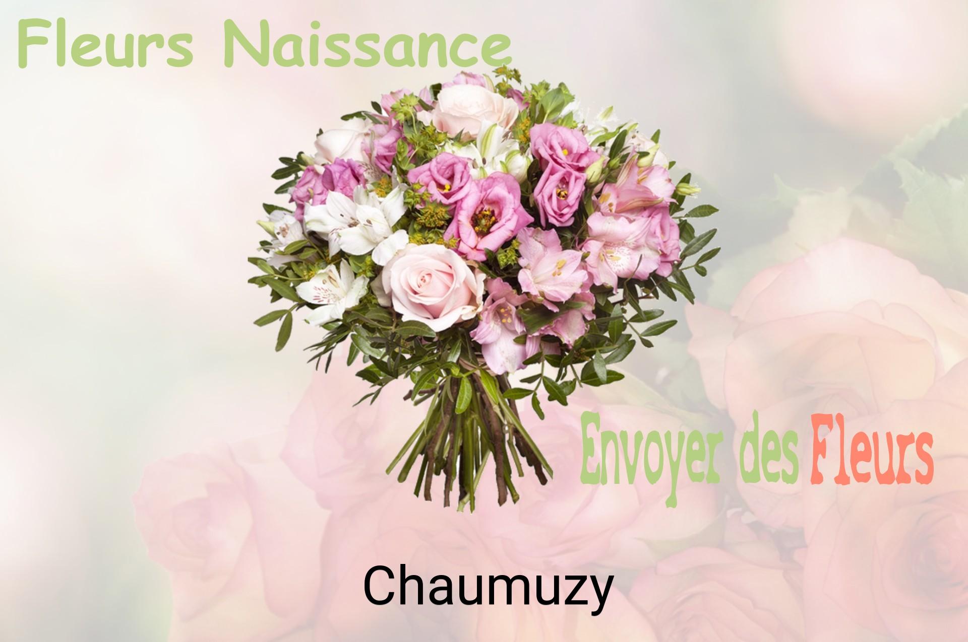 Bouquet de fleurs de naissance livré à Chaumuzy